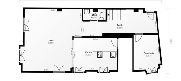 5 غرف نوم منزل ذو طابقين في Granada, Spain رقم 135431 36