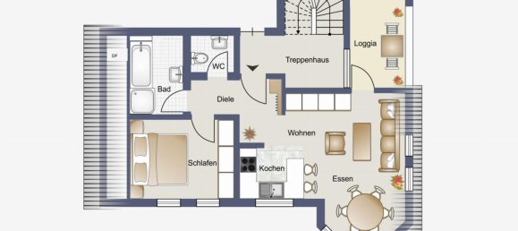2 rooms Apartment in Ostalbkreis, Germany No. 40661 11