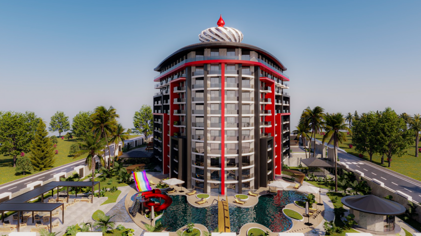 Apartment 1+1 in Gazipasa, Turkey No. 22701