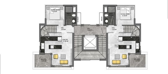 Apartment 1+1 in Kargicak, Turkey No. 13751 9