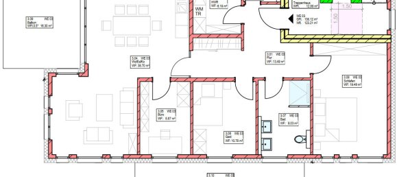 Квартира с 3 комнатами в Ольденбург, Германия № 331699 11