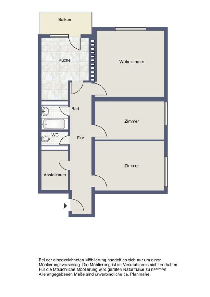 4-Zimmer Wohnung in Innsbruck-Stadt, Austria, Nr. 56902