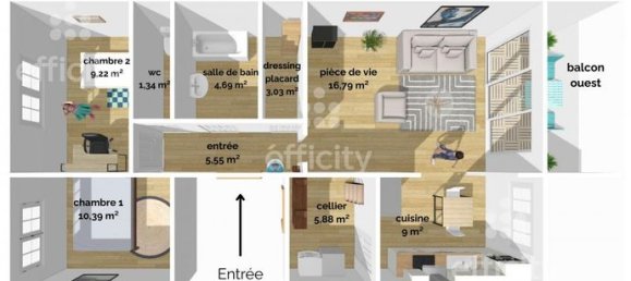 Apartamento de 2 dormitorios en Le Rheu, France No. 315454 4
