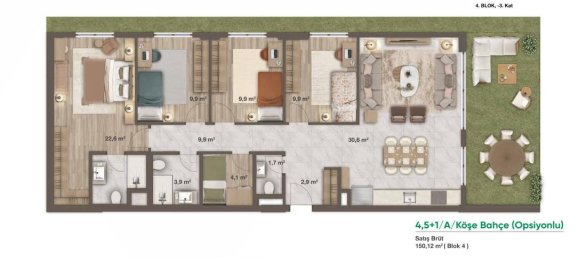 3-Zimmer Wohnung in Umraniye, Turkey, Nr. 17886 19