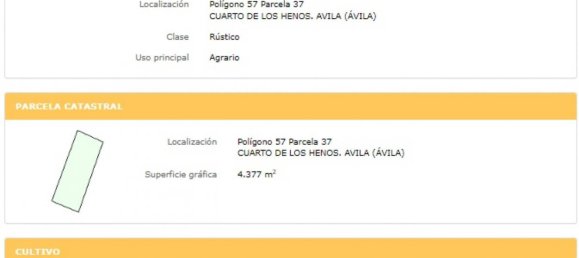 Terreno em Avila, Spain 4300 m² N.º 77791 4