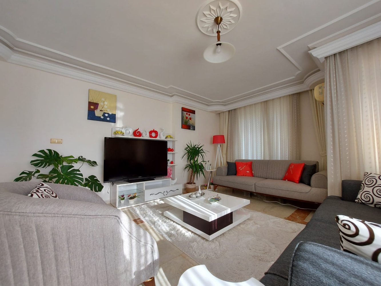 4غرفة شقة في Mahmutlar, Turkey رقم 44338