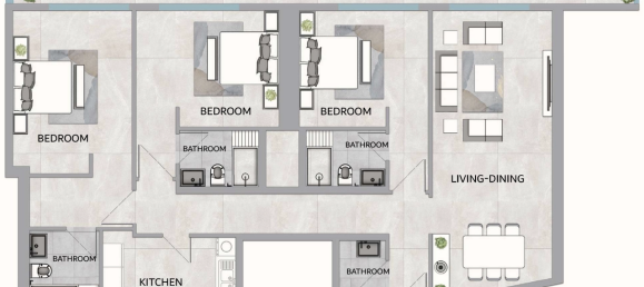 3 bedrooms Apartment in Ajman, UAE No. 97634 5