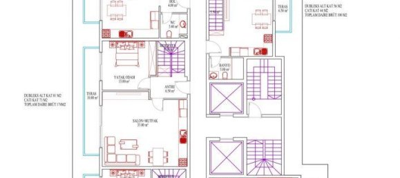 2 rooms Penthouse in Mahmutlar, Turkey No. 10033 17