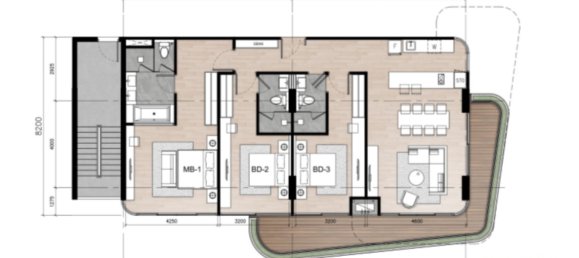 3 Schlafzimmer Eigentumswohnung in Phuket, Thailand, Nr. 30552 9