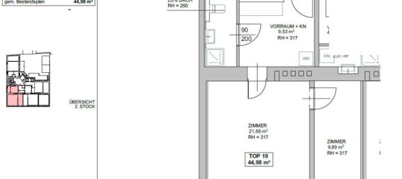 2 rooms Apartment in Meidling, Austria No. 260942 9
