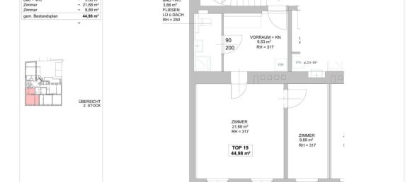 2 rooms Apartment in Meidling, Austria No. 260942 10