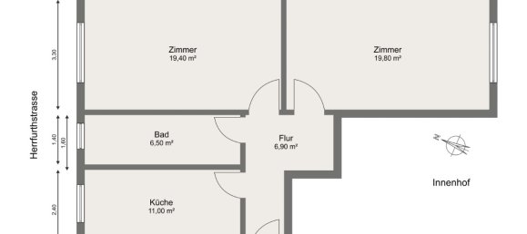 2-Zimmer Wohnung in Neukölln, Germany, Nr. 92963 3