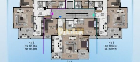 Apartment 3+1 in Alanya, Turkey No. 8444 5