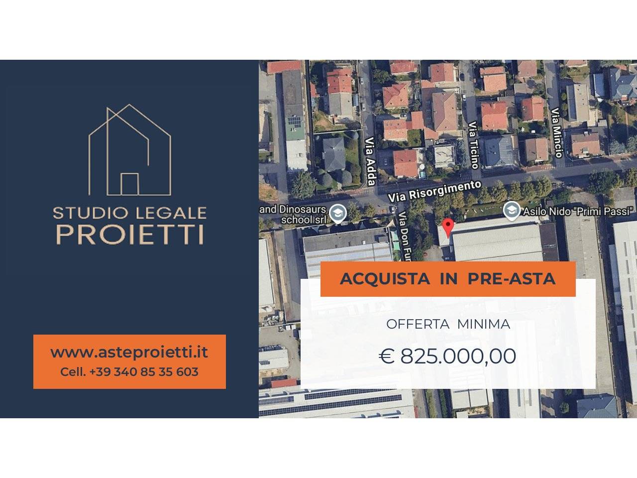 413m² Warehouse in Senago, Italy No. 302668