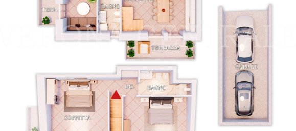 4 rooms Duplex in Verona, Italy No. 209235 19