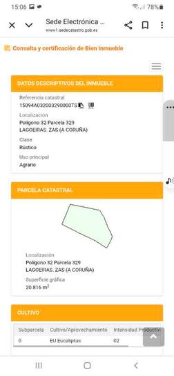 Grundstück in Zas, Spain 21000m², Nr. 183079