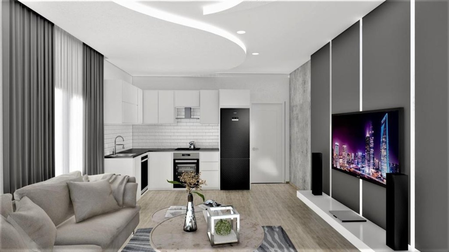 Wohnung 2+1 in Alanya, Turkey, Nr. 23909