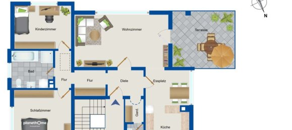 Таунхаус с 6 комнатами в Мильтенберг, Германия № 138853 19