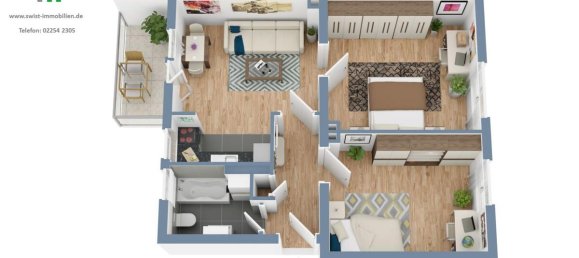 2 غرف نوم شقة في Cologne, Germany رقم 289658 2