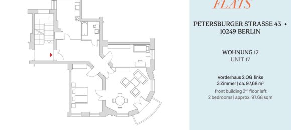 2 Schlafzimmer Wohnung in Friedrichshain, Germany, Nr. 278824 6