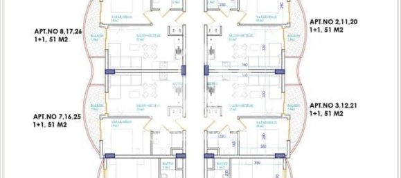 Apartment 1+1 in Oba, Turkey No. 5444 27
