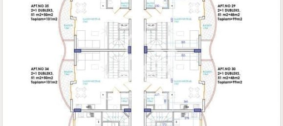 Apartment 1+1 in Oba, Turkey No. 5444 26
