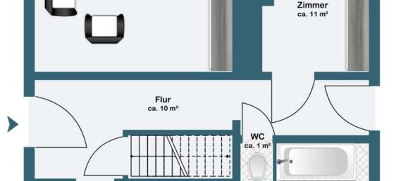 1 chambre Maison à Potsdam-Mittelmark, Germany No. 41311 11