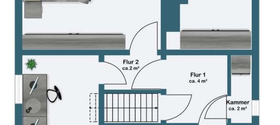 1 chambre Maison à Potsdam-Mittelmark, Germany No. 41311 12