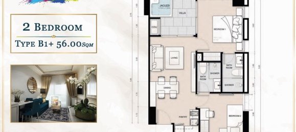 2 Schlafzimmer Eigentumswohnung in Pattaya, Thailand, Nr. 11985 3