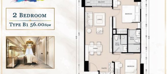 2 Schlafzimmer Eigentumswohnung in Pattaya, Thailand, Nr. 11985 2