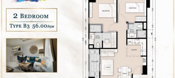 2 Schlafzimmer Eigentumswohnung in Pattaya, Thailand, Nr. 11985 4