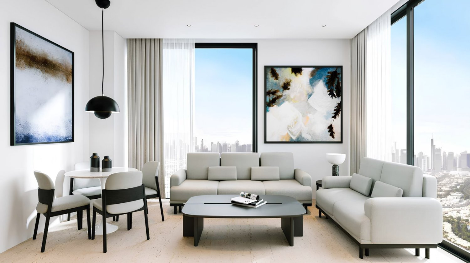 Квартира с 1 спальней в Santorini Residences, Jumeirah Village Triangle, ОАЭ № 116575