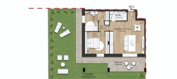 3-Zimmer Wohnung in Rome, Italy, Nr. 10080 8