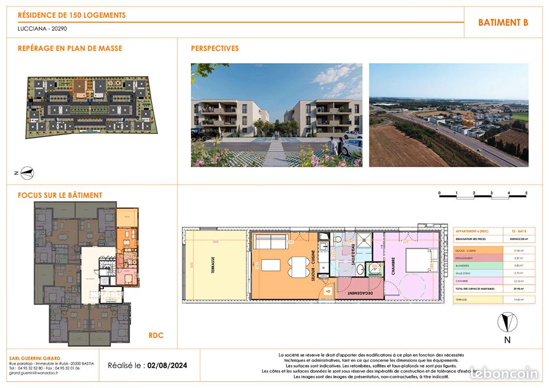 1 bedroom Apartment in Lucciana, France No. 239388