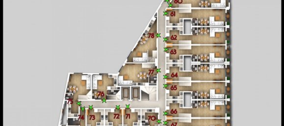 2 rooms Apartment in Cordonn Residence, Fethiye, Turkey No. 35577 4