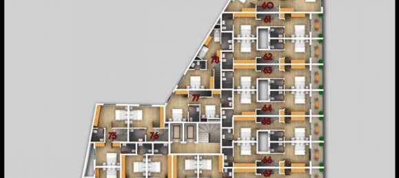 2 rooms Apartment in Cordonn Residence, Fethiye, Turkey No. 35577 5