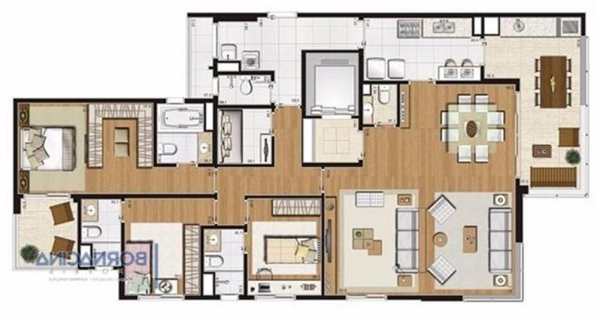 4 Schlafzimmer Wohnung in Sao Paulo, Brazil, Nr. 492085