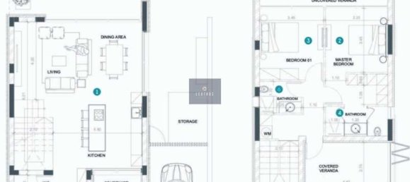 Villa T2 em Pegeia, Cyprus N.º 140151 2