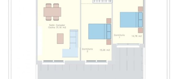 2 chambres Appartement à Urbanizacion Las Filipinas, Spain No. 6737 22