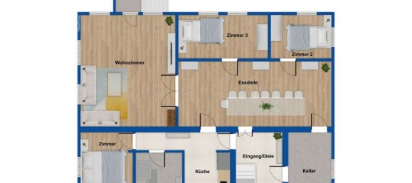 Квартира с 5 комнатами в Люнебург, Германия № 323964 11