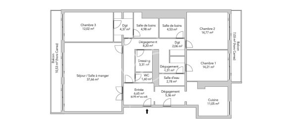 3 bedrooms Apartment in Paris, France No. 173484 10