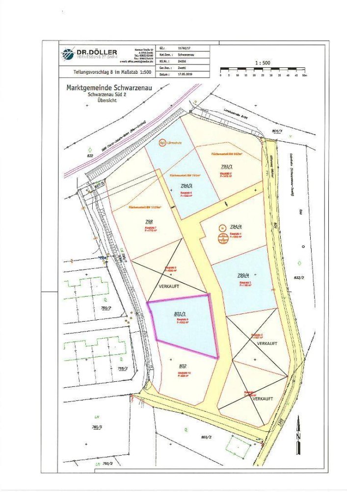 Grundstück in Schwarzenau, Austria 1052m², Nr. 117727