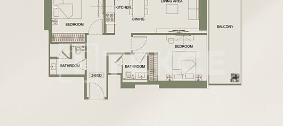 2 bedrooms Apartment in Majan, UAE No. 108019 14