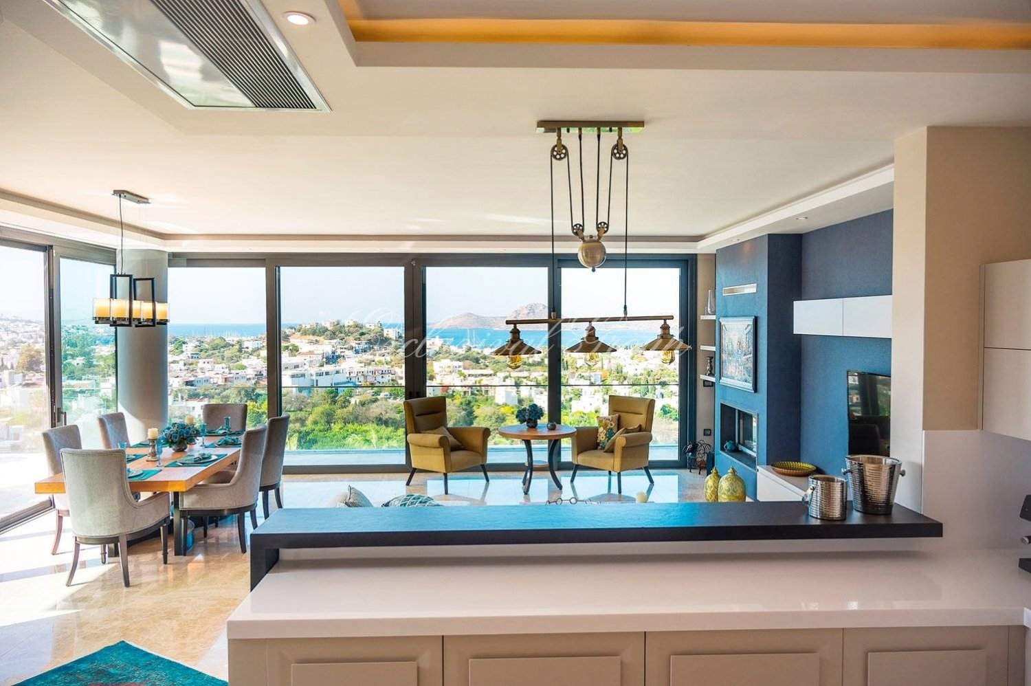 Villa 4+1 em Bodrum, Turkey N.º 28596