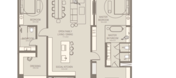 2 غرف نوم شقة في دبي, UAE رقم 96105 8