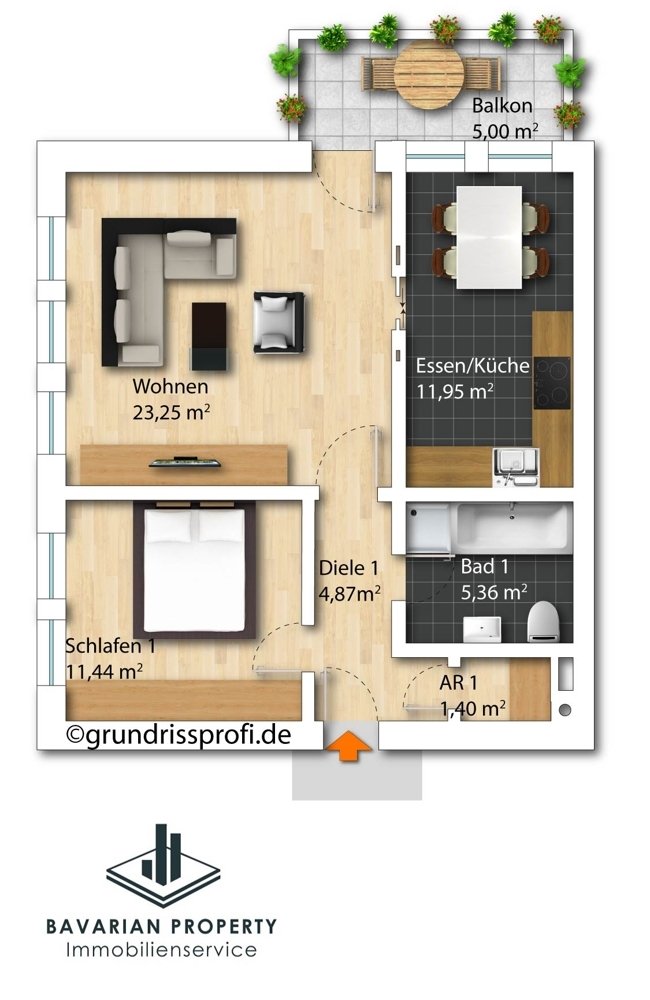 1 chambre Appartement à Straubing, Germany No. 247716