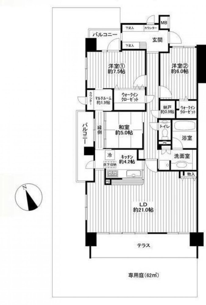 3 bedrooms Apartment in Chiba, Japan No. 3327