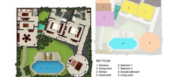 2 Schlafzimmer Villa in Seminyak, Indonesia, Nr. 3142 13