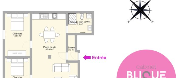 Apartamento T2 em Nancy, France N.º 59740 10