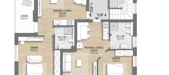 2غرفة شقة في Albeck, Austria رقم 223855 17